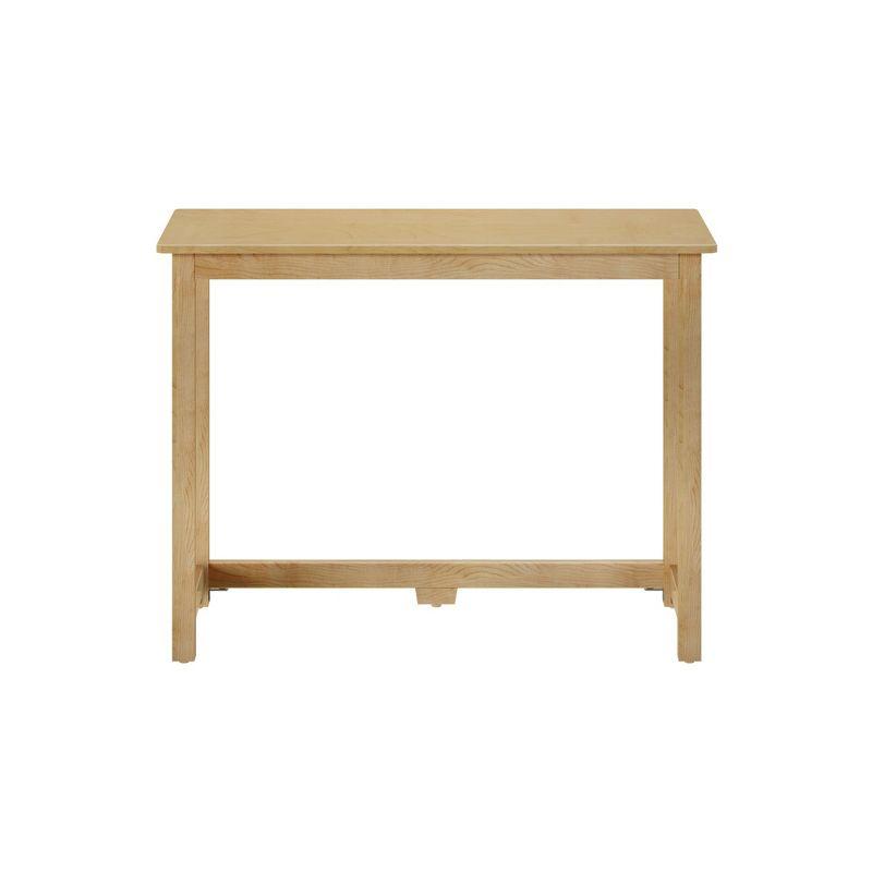 Plank+Beam Writing Desk, Simple Desk for Bedroom, Home Office Study Desk, 39.5"