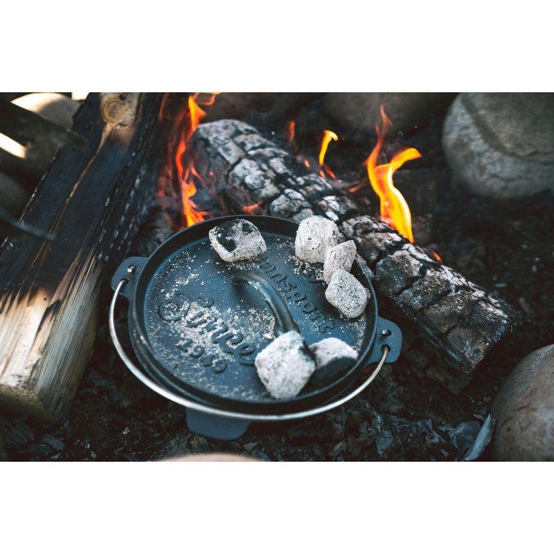 Stansport Stansport 2 QT Pre-Seasoned Cast Iron Dutch Oven with Legs