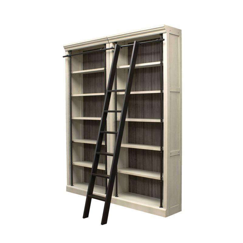 Toulouse Metal Ladder for Bookcase Black - Martin Furniture: No Assembly, 6 Rungs, 90" Height