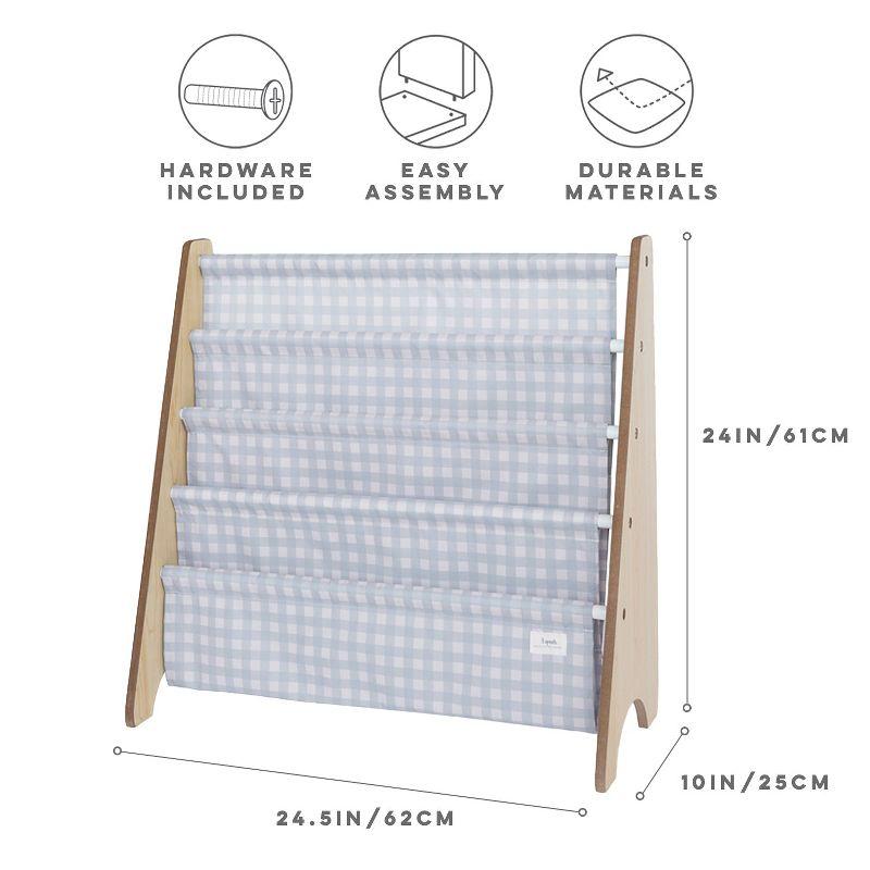 3 Sprouts 3 Sprouts - Book Shelf - Kids Book Rack Organizer  - Baby Room Bookcase