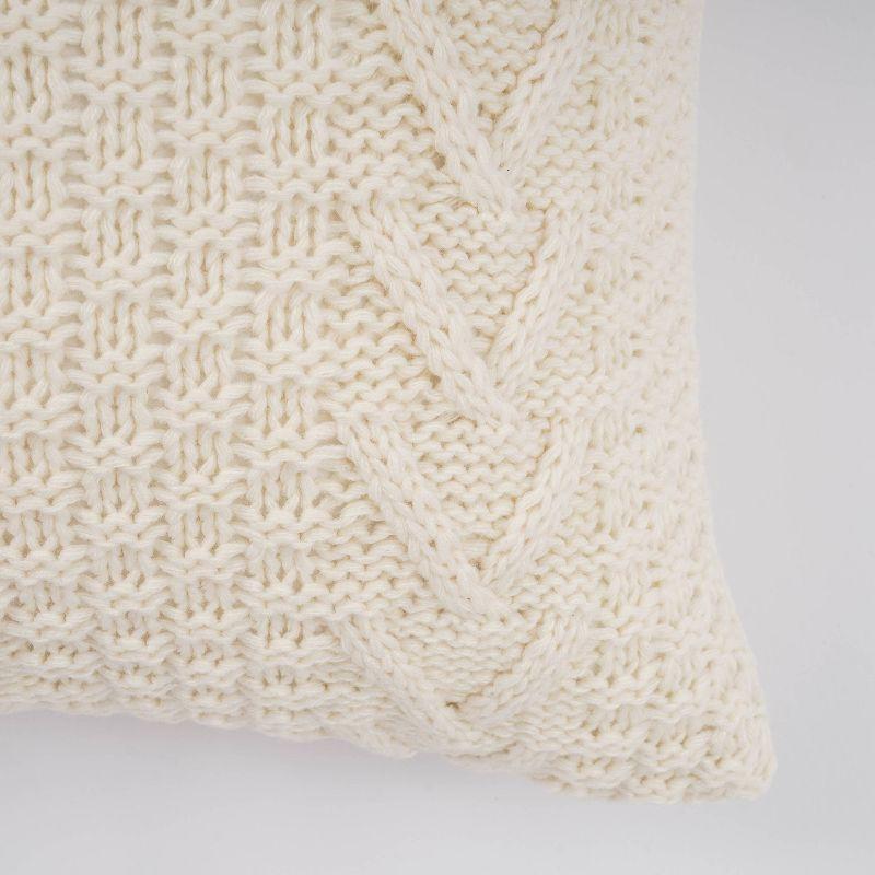 EverGrace Ratree Chunky Reversible Throw Pillow