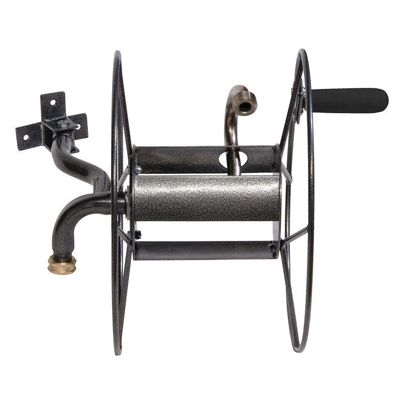 Yard Butler Yard Butler Mighty Reel Steel Wall Mounted Swivel Hose Reel - 75'