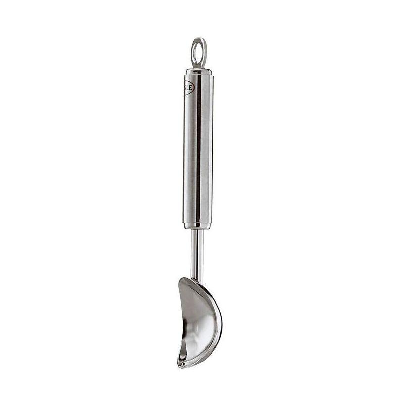 8.1-Inch Silver Stainless Steel Ice Cream Scoop