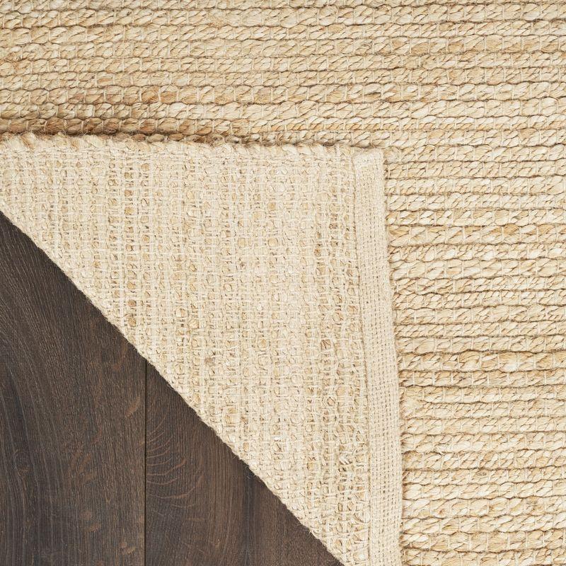 Nourison Hand Woven Natural Jute Rug Bleached 2'3" x 8'