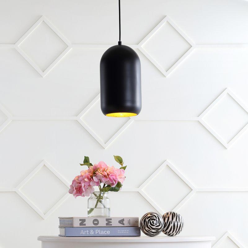 Carisir 7" Pendant - PND4040 - Black - Safavieh