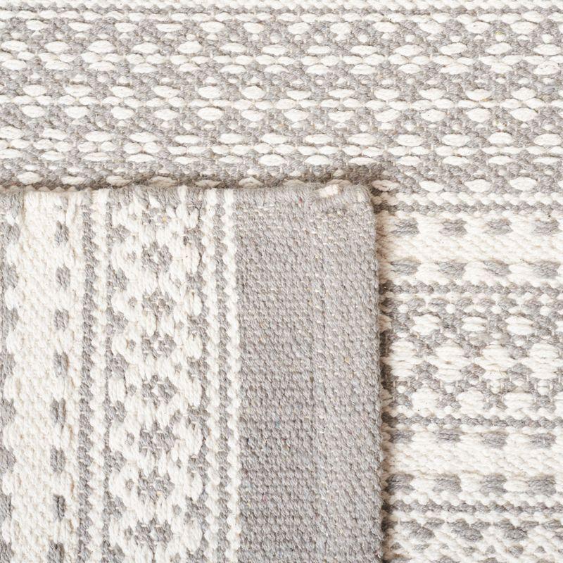 Kilim KLM705 Hand Woven Area Rug - Grey/Beige - 3'x5' - Safavieh.