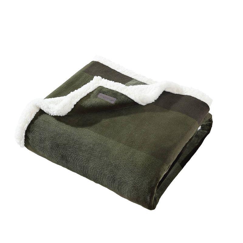 Eddie Bauer Eddie Bauer Printed Plush Fleece/Sherpa Throw Blankets