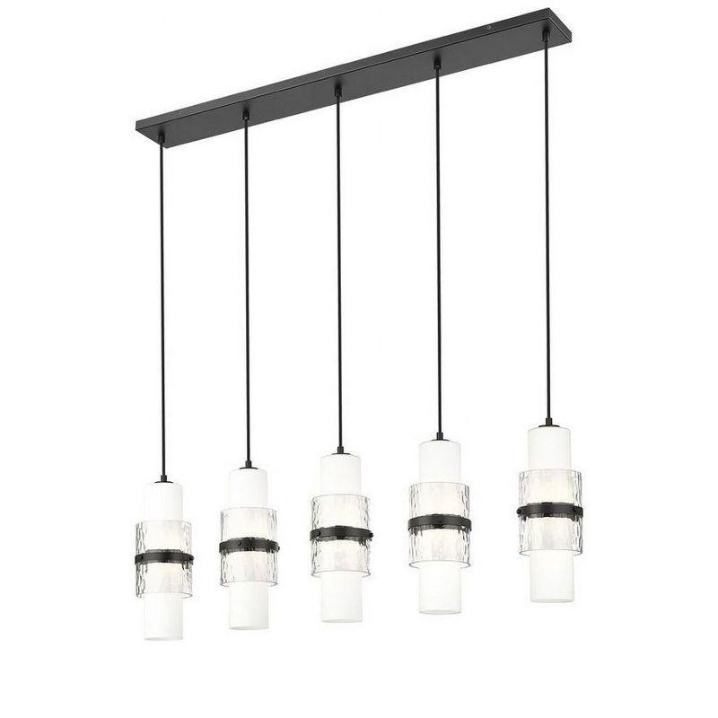 Z-Lite Cayden 5 - Light Chandelier in  Matte Black