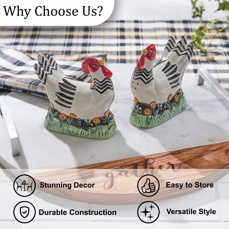 Park Designs My Little White Hen Salt And Pepper Set