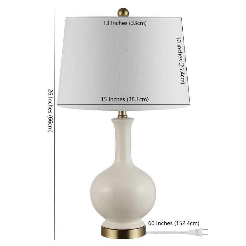 Bowie Table Lamp - 26 Inch Height - TBL4346 - Cream - Safavieh