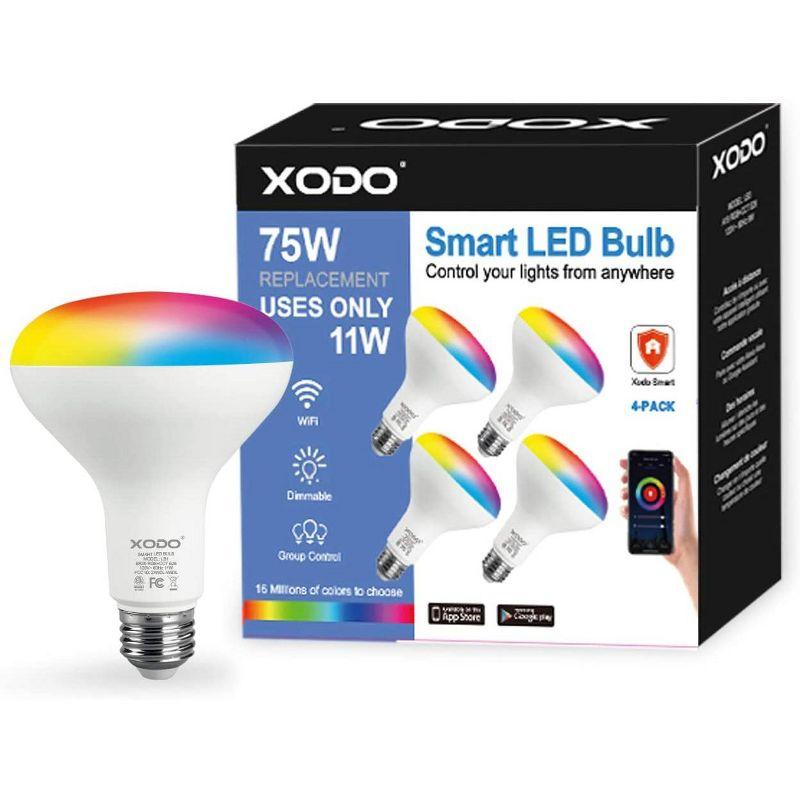 75 Watt Equivalent BR30 E26/Medium (Standard) Dimmable LED Smart Bulb