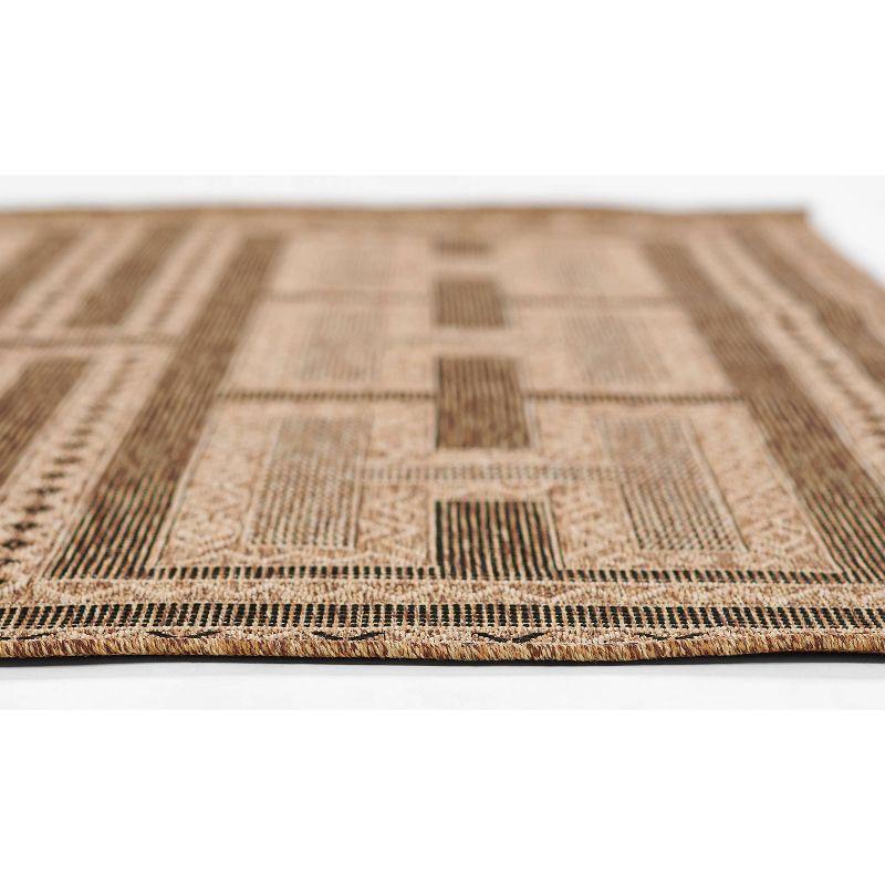 Momeni Hampton Gian Machine Loomed Indoor/Outdoor Rug Natural