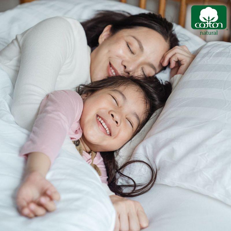 Fitted Sheet Only, Striped 500 Thread Count 100% Cotton Sateen, Deep Pocket by California Design Den - Stripe - Grey, Queen