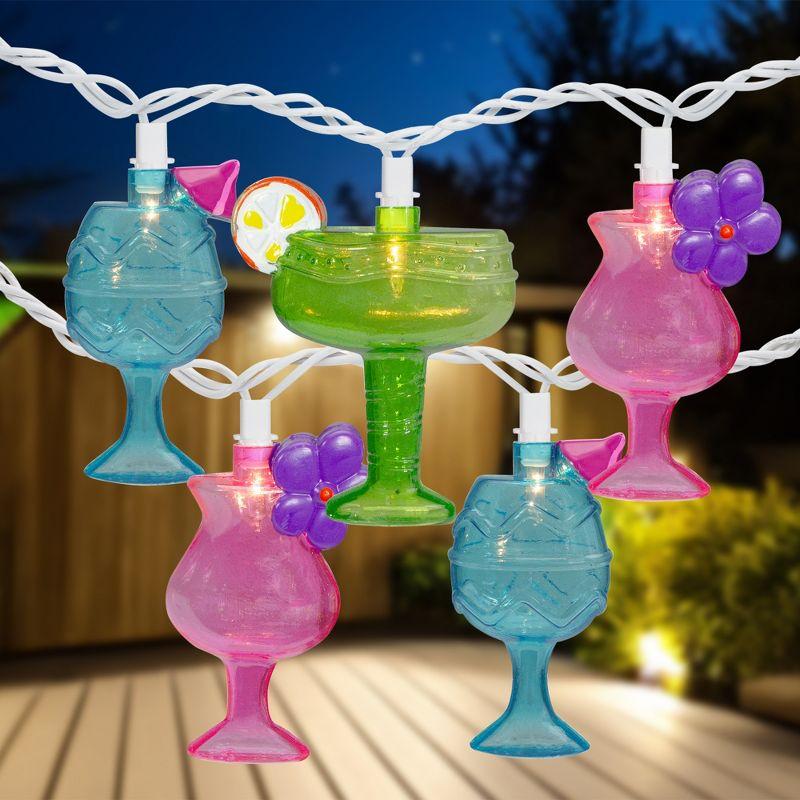 Cocktail Glasses 7ft String Lights