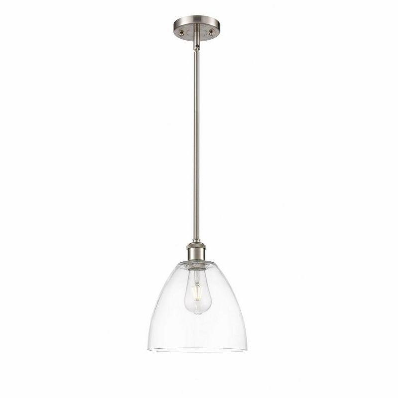 Innovations Lighting Bristol Glass 1 - Light Pendant in  Brushed Satin Nickel