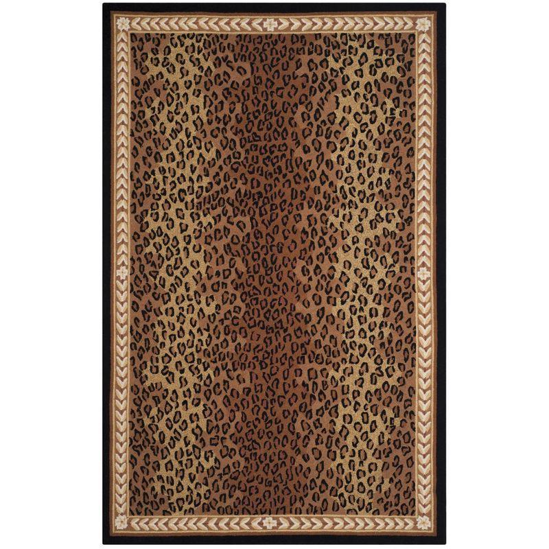 Chelsea HK15 Handmade Area Rug - 9'x12' - Black/Brown - Safavieh