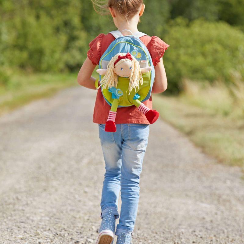 HABA Doll Backpack Summer Meadow - Fits 12" Soft Dolls