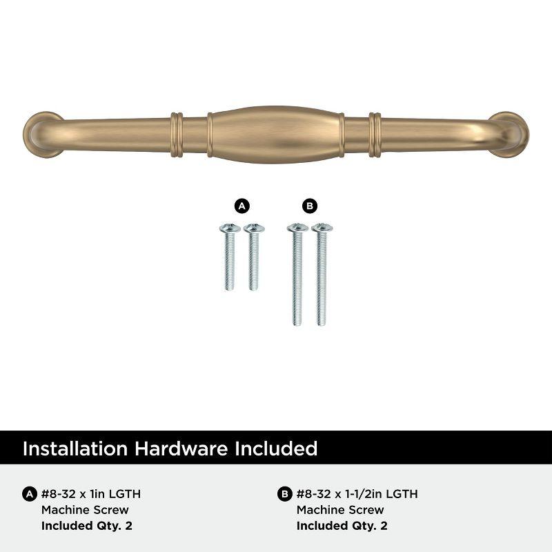 Granby 6-5/16 inch (160mm) Center-to-Center Champagne Bronze Cabinet Pull