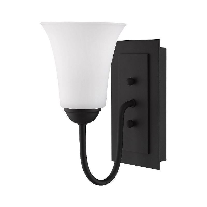 Livex Lighting Ridgedale 1 - Light Wall Light in  Black