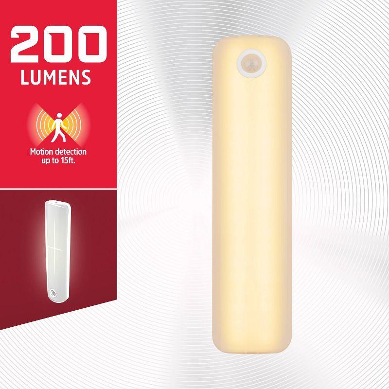 Energizer 9.5" Rechargeable Lithium Polymer 800 mAh Motion Sensing Light Bar: LED Closet Light, White