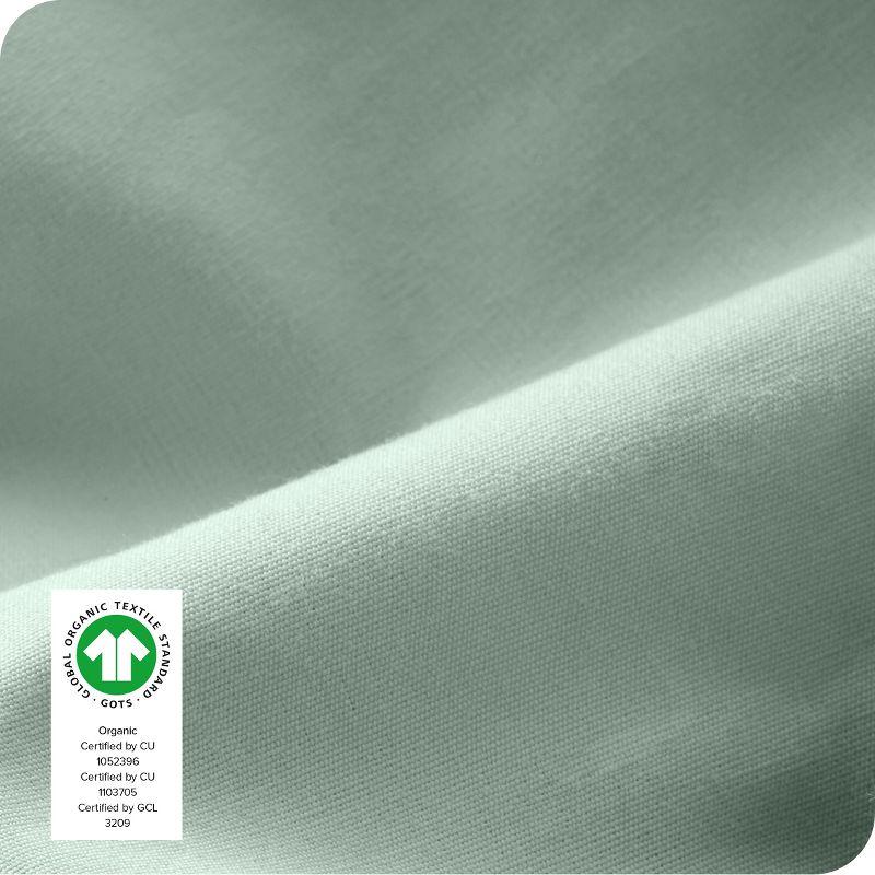 Bare Home 260 Thread Count Organic Cotton Percale Fitted Sheet