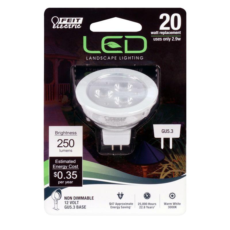 Feit Electric Warm White GU5.3 LED Landscape Bulb