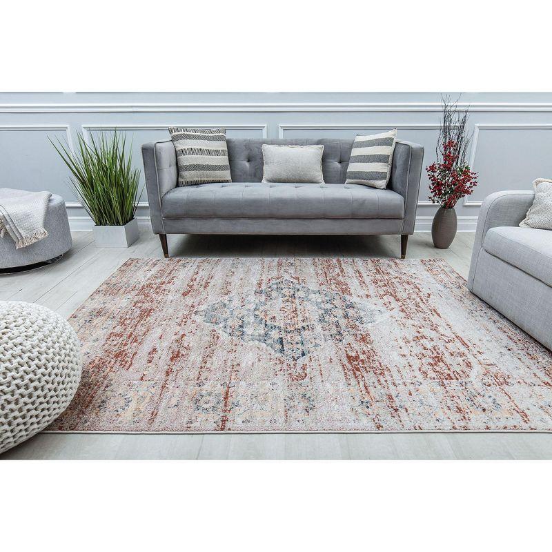 Rugs America Cora Transitional Vintage Area Rug