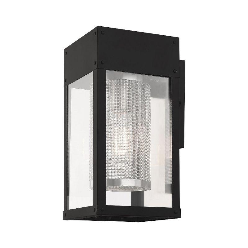 Livex Lighting Franklin 1 - Light Wall Light in  Black