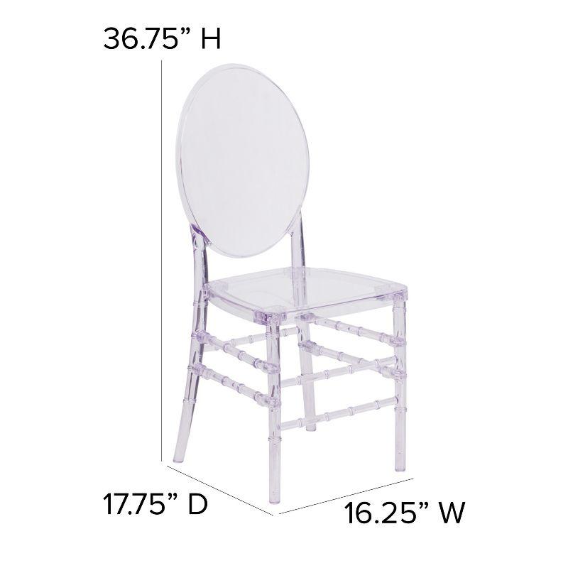 Flash Furniture Flash Elegance Crystal Ice Stacking Florence Chair