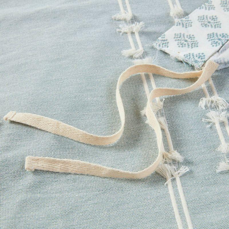 3 Piece Cotton Jacquard Bedding Set