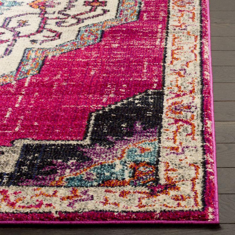 Monaco MNC254 Power Loomed Indoor Area Rug - Pink/Multi - 8'x10' - Safavieh