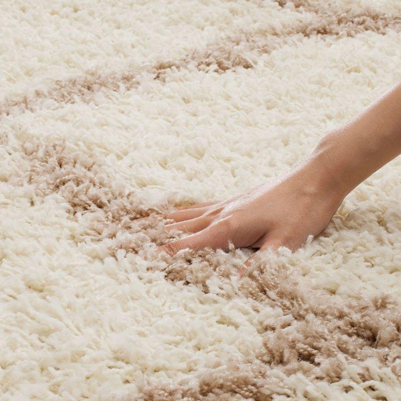 Dallas Shag SGD257 Power Loomed Indoor Area Rug - Ivory/Beige - 8'x10' - Safavieh.