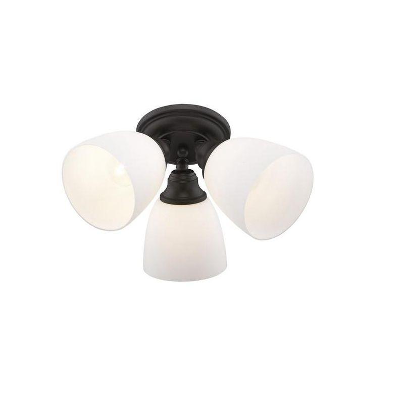 Livex Lighting Somerville 3 - Light Flush Mount in  Bronze