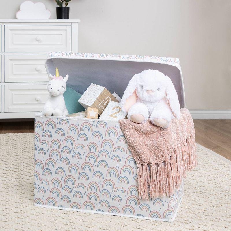 Sammy & Lou Rainbow Print Felt Toy Storage Chest