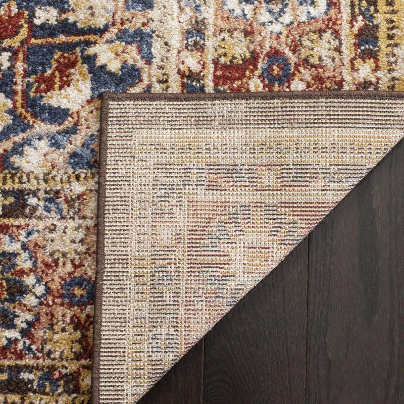 Bijar BIJ652 Power Loomed Indoor Area Rug - Brown/Rust - 5'3"x7'6" - Safavieh