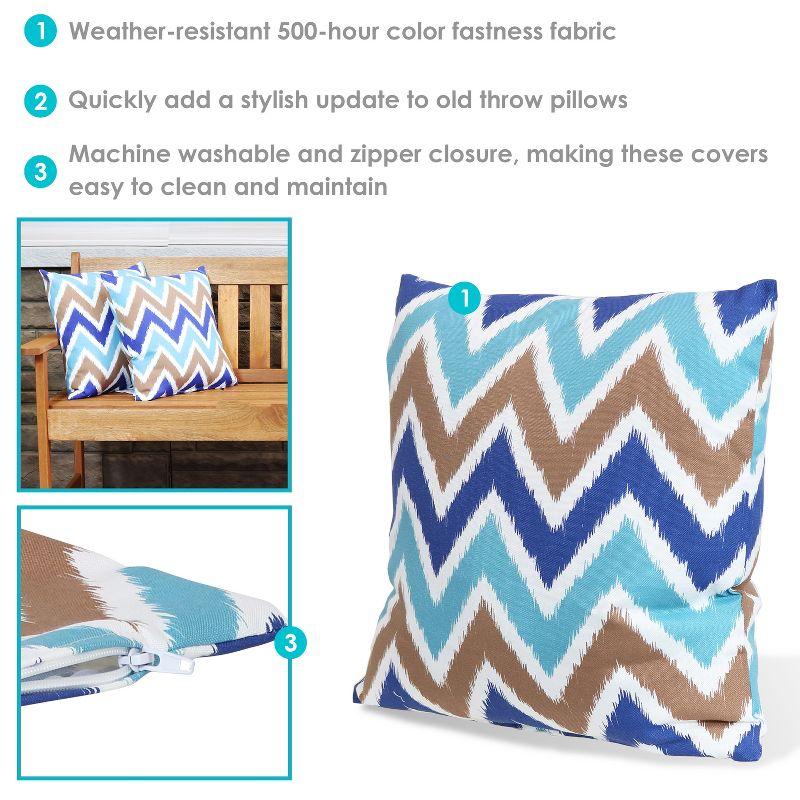 SunnyDaze Decor  Outdoor Square Pillow Cover & Reviews | Wayfair