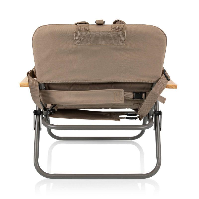 Descanso Foldable Brown Padded Beach Chair