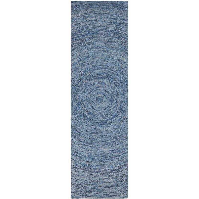 Ikat IKT633 Hand Tufted Runner Rug - Dark Blue/Multi - 2'3"x6' - Safavieh