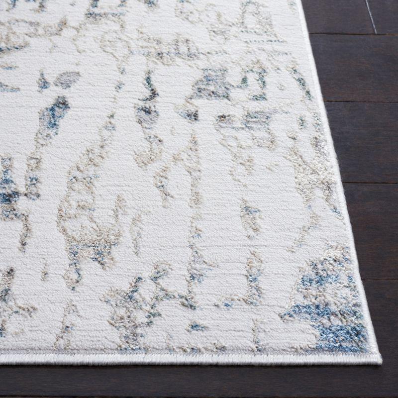 Steelside™ Wayde Abstract Gray/Beige Area Rug