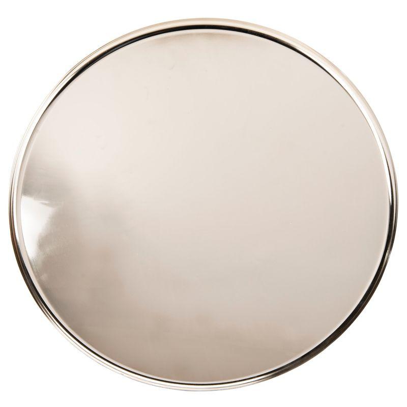 Orson Coffee Table with Metal Gold Cap - Silver/Gold - Safavieh