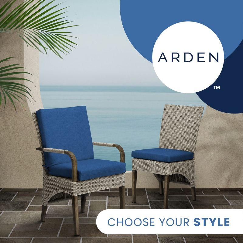 Arden Selections Basics Outdoor Seat Pad Cushion, 17 x 17, Water Repellent and Fade Resistant