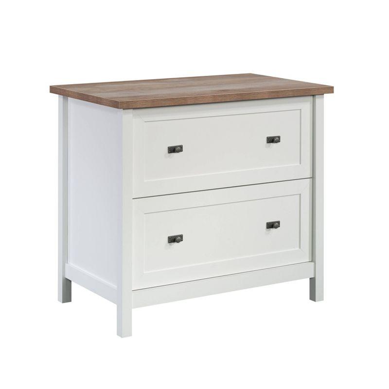 White Engineered Wood 2-Drawer Lateral File Cabinet