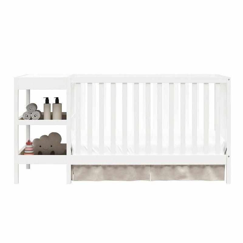 Baby Relax Ema 3-in-1 Convertible Crib and Changer Combo