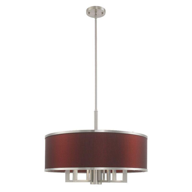 Livex Lighting Park Ridge 6 - Light Chandelier in  Brushed Nickel