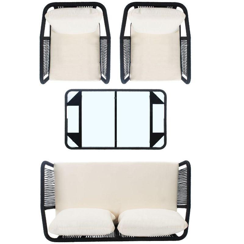Highland Dunes Orme 4 Piece Rattan Sofa Seating Group with Cushions & Reviews | Wayfair