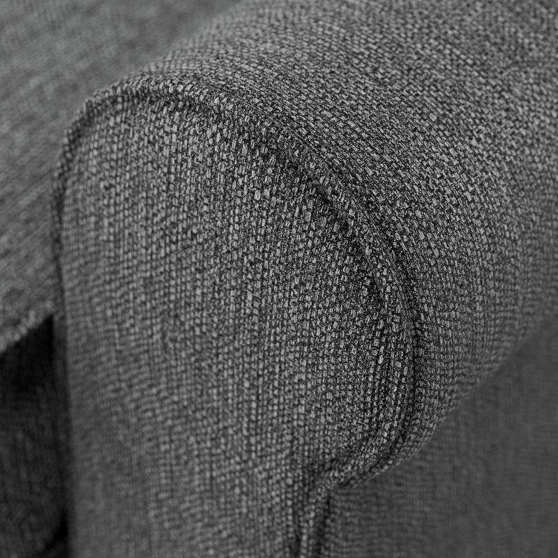 Serta Copenhagen 61" Rolled Arm Sofa, Easy Care Fabric, Soft Pillow Back, Pocket Coil Seat Cushions