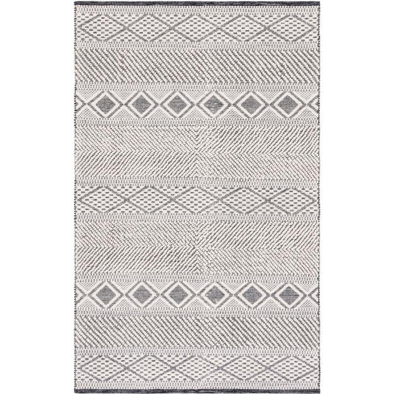 Union Rustic Dessiree Hand Woven Wool And Cotton Geometric Rug
