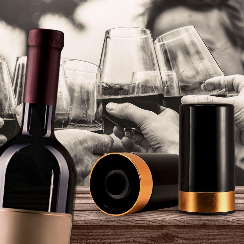 Berkware Automatic Vacuum Wine Bottle Preserver with Intelligent LED Display