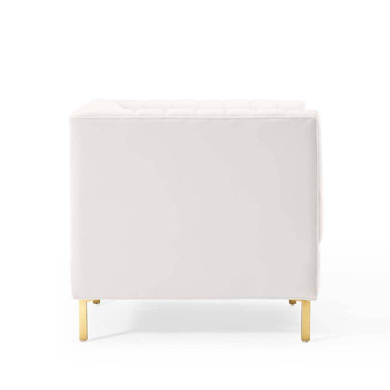 Modway Shift Channel Tufted Performance Velvet Armchair
