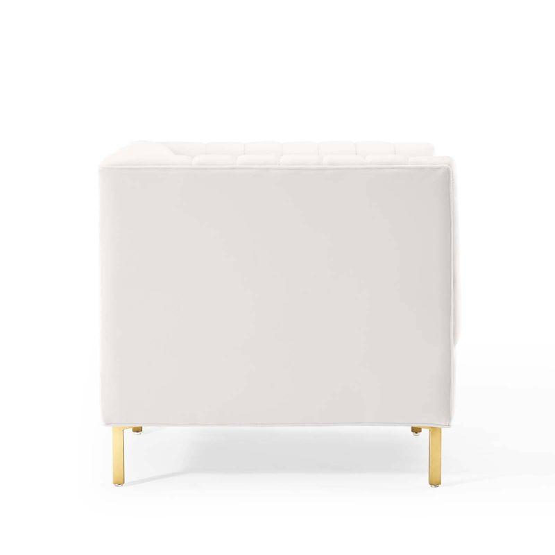 Modway Shift Channel Tufted Performance Velvet Armchair